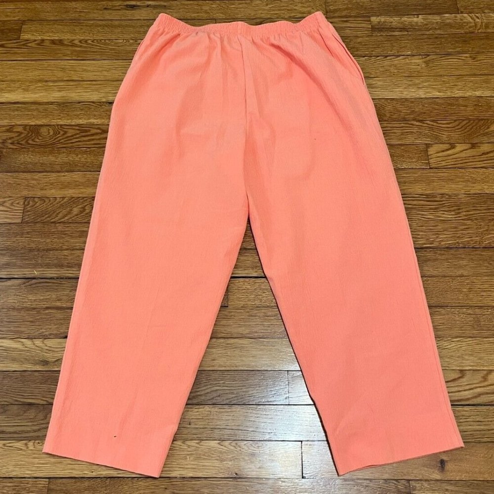 Vintage Koret Francisca Petites Pull On Pants Size 10P Regular Pink - Picture 4 of 4